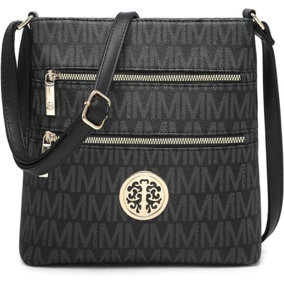 Crossbody Bags for Women Multi Pocket Crossbody Purses Trendy Vegan Leather - Picture 1 of 7